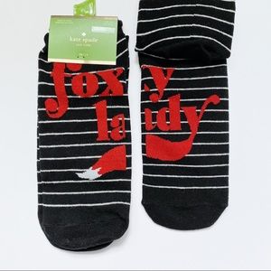NWT kate spade socks (set of 2 - foxy lady)